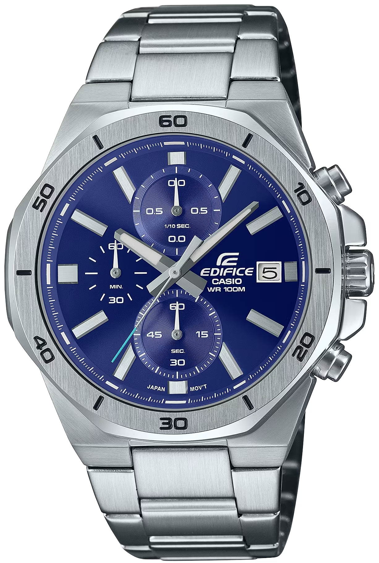 Casio Herrklocka EFV-640D-2AVUEF Edifice Blå/Stål Ø44 mm