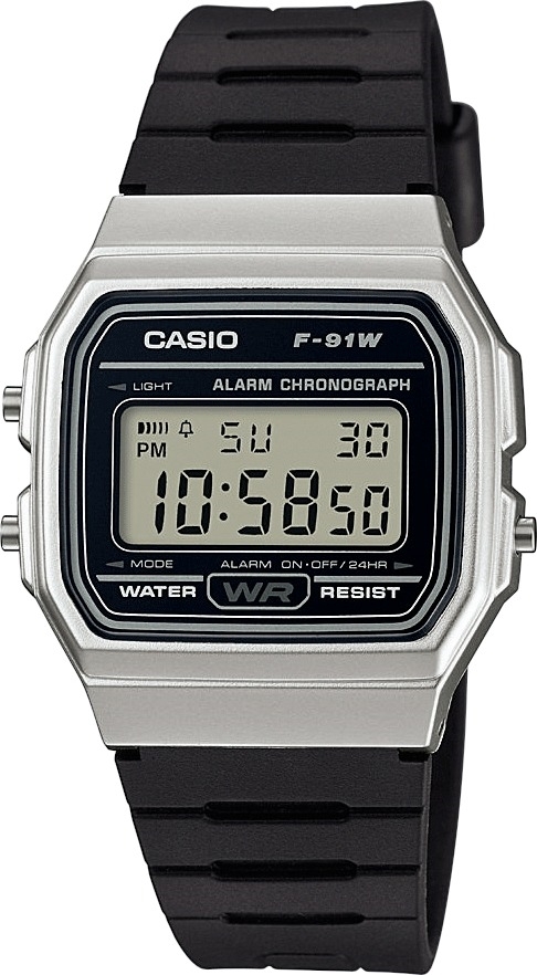 Casio Herrklocka F-91WM-7ADF Collection Gummi Ø38 mm - Casio