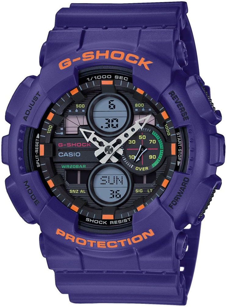 Casio Herrklocka GA-140-6AER G-Shock Svart/Resinplast Ø51.2 mm - Casio