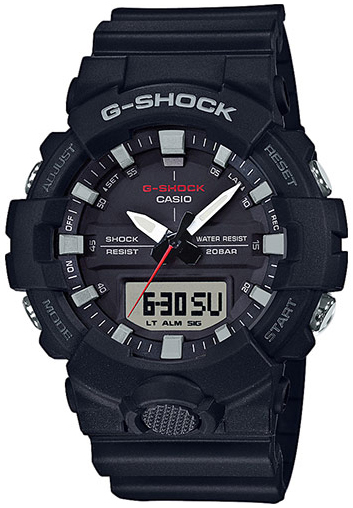 Casio G-Shock Herrklocka GA-800-1AER Svart/Resinplast Ø48 mm