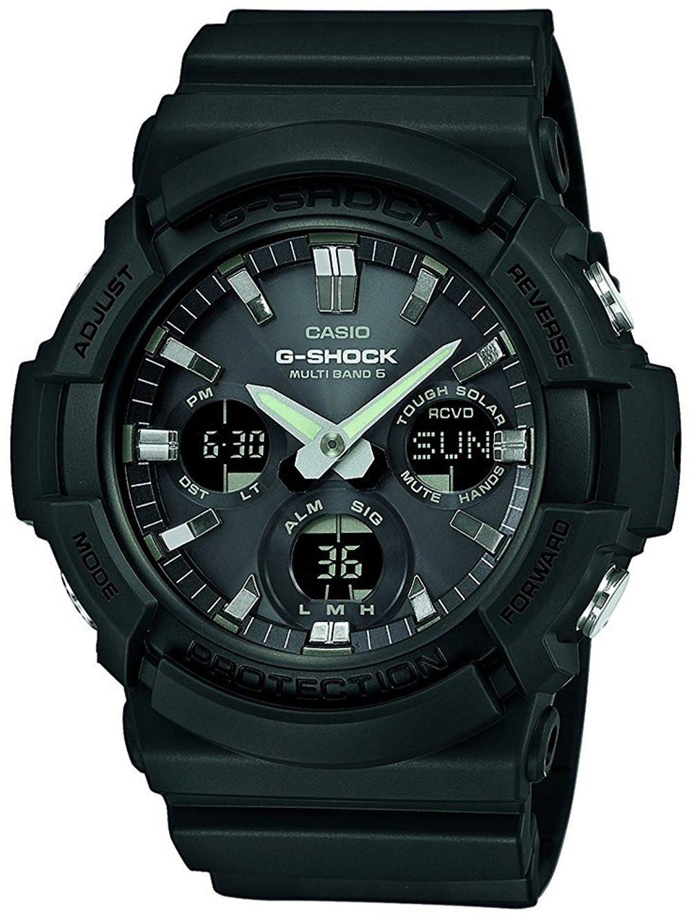 Casio Herrklocka GAW-100B-1AER G-Shock Svart/Resinplast Ø55.1 mm - Casio
