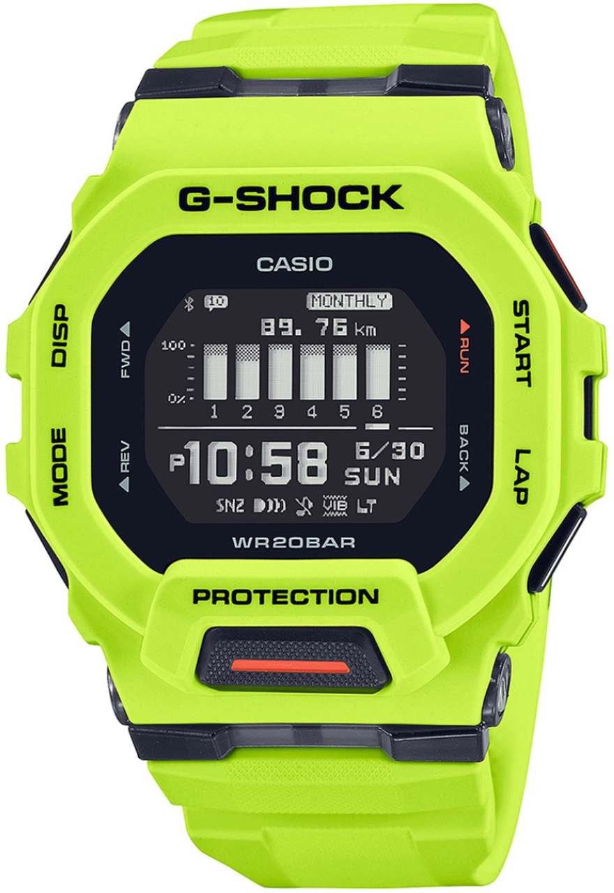Casio Herrklocka GBD-200-9ER G-Shock LCD/Resinplast - Casio