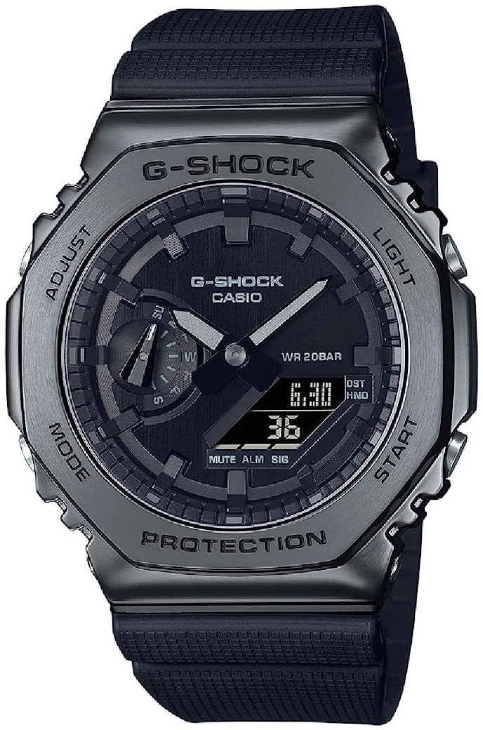 Casio Herrklocka GM-2100BB-1AER Classic LCD/Resinplast Ø44 mm - Casio