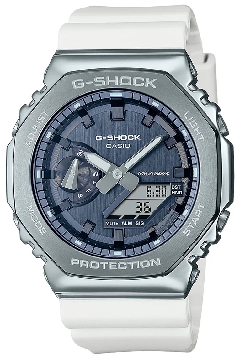 Casio Herrklocka GM-2100WS-7AER G-shock Blå/Resinplast Ø44.4 mm - Casio