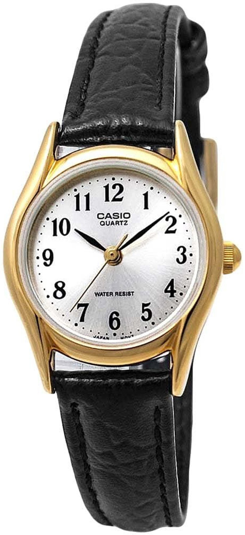 Casio Damklocka LTP-1154PQ-7BEG Collection Silverfärgad/Läder Ø23 - Casio