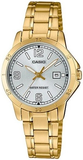 Casio Damklocka LTP-V004G-7B2UDF Classic Silverfärgad/Gulguldtonat - Casio