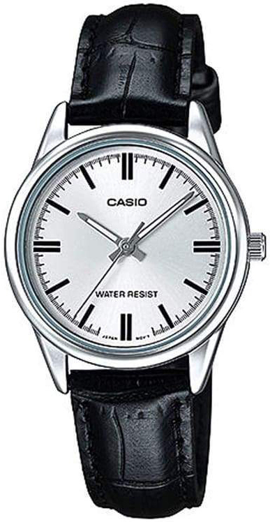Casio Damklocka LTP-V005L-7AUDF Classic Silverfärgad/Läder Ø28 mm - Casio