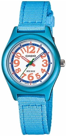 Casio Damklocka LTR-19B-2B1VDF Classic Vit/Textil Ø26 mm - Casio