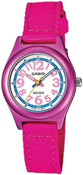 Casio Damklocka LTR-19B-4B2VDF Classic Vit/Textil Ø33 mm - Casio