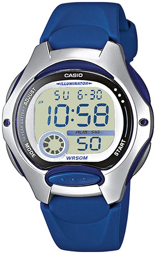 Casio Damklocka LW-200-2AVDF Classic LCD/Resinplast Ø34 mm - Casio