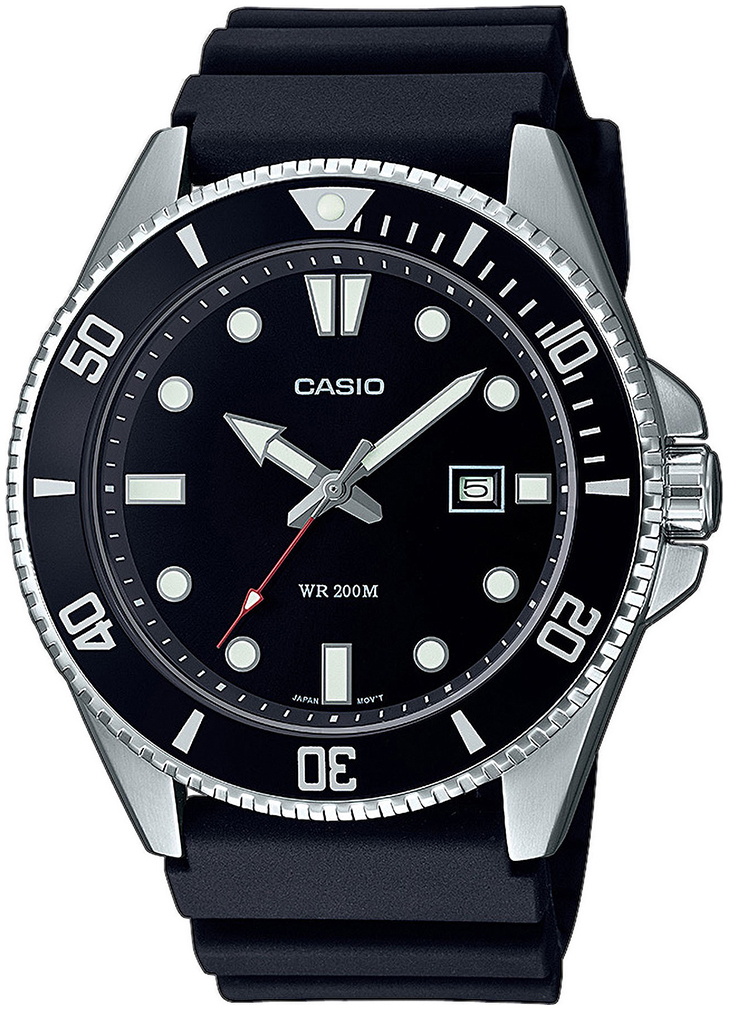 Casio Herrklocka MDV-107-1A1VEF Collection Svart/Gummi Ø44.2 mm - Casio