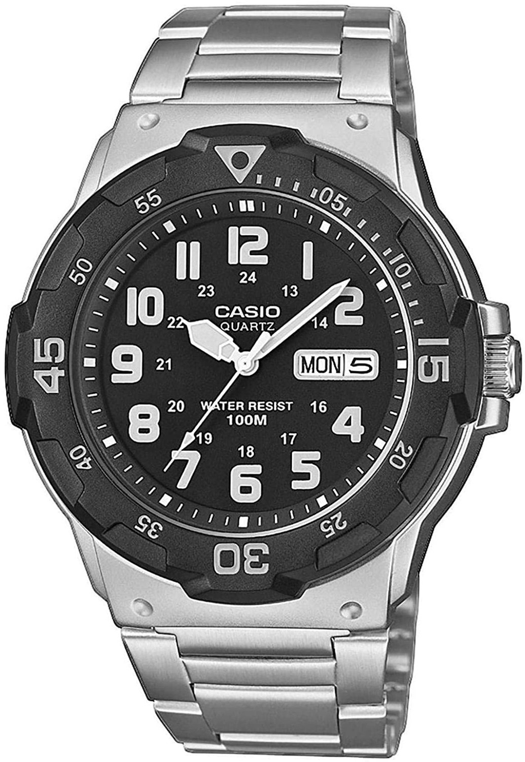 Casio Herrklocka MRW-200HD-1BVEF Svart/Stål Ø44.6 mm - Casio