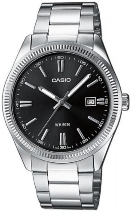 Casio Herrklocka MTP-1302D-1A1VDF Classic Svart/Stål Ø38.5 mm