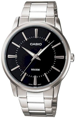 Casio Herrklocka MTP-1303D-1AVDF Classic Svart/Stål Ø40 mm - Casio