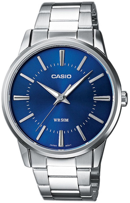Casio Herrklocka MTP-1303PD-2AVEG Collection Blå/Stål Ø40 mm - Casio