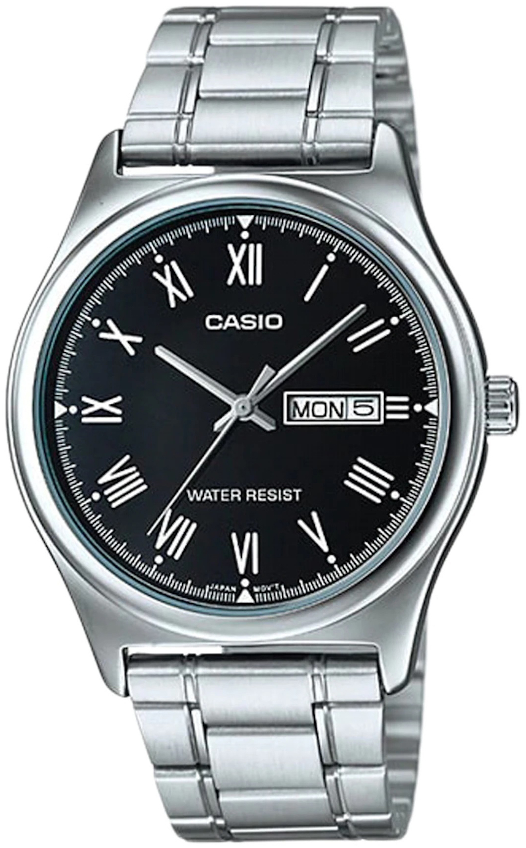 Casio Herrklocka MTP-V006D-1BUDF Classic Svart/Stål Ø42 mm - Casio