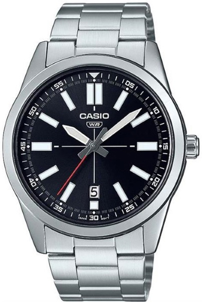 Casio Herrklocka MTP-VD02D-1EUDF Classic Svart/Stål Ø41 mm - Casio