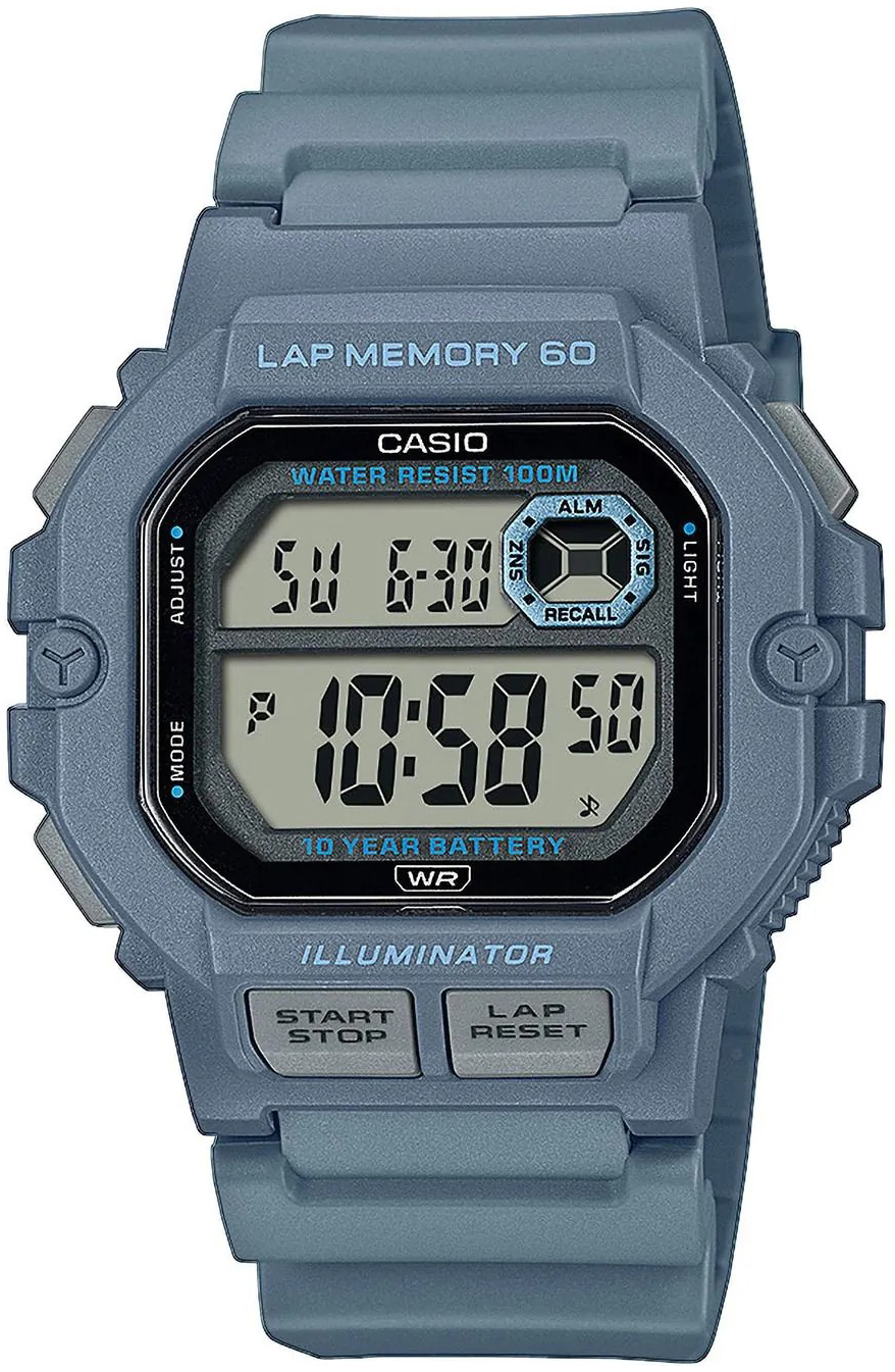Casio Herrklocka WS-1400H-2AVEF Timeless Collection LCD/Gummi - Casio