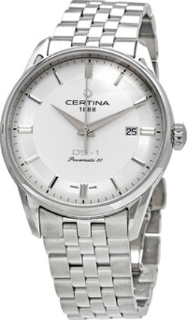 Certina Herrklocka C029.807.11.031.60 DS 1 Silverf&auml;rgad/St&aring;l &Oslash;40 mm