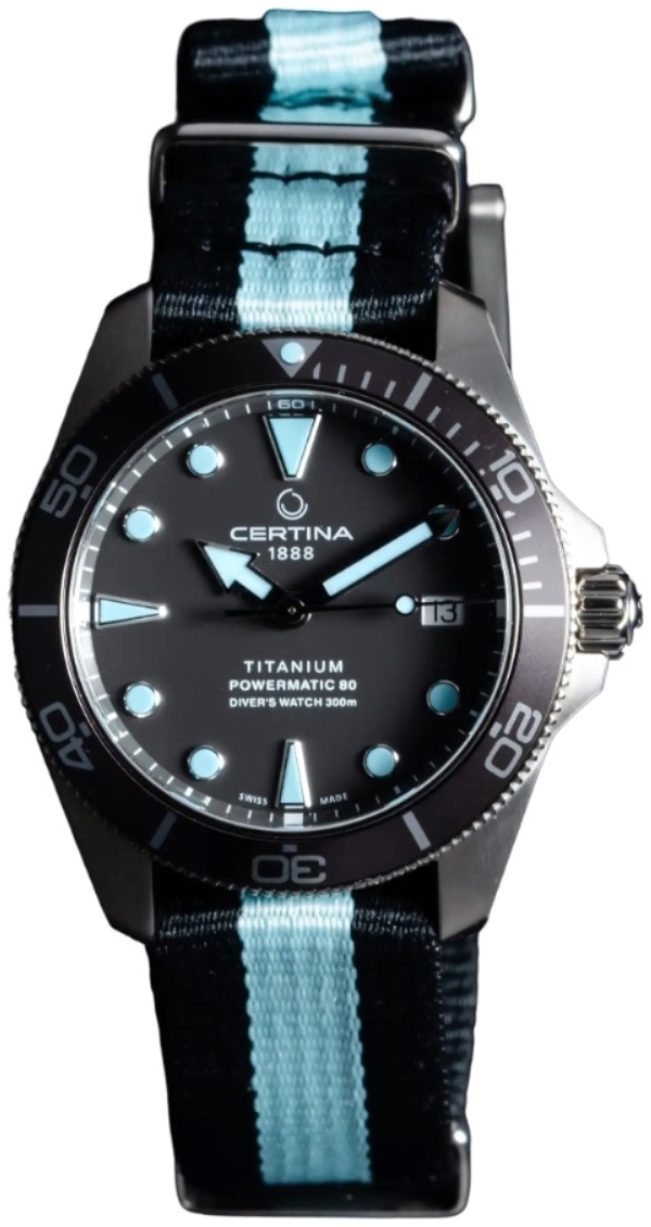 Certina Herrklocka C032.807.48.081.00 DS Action Diver Grå/Textil - Certina