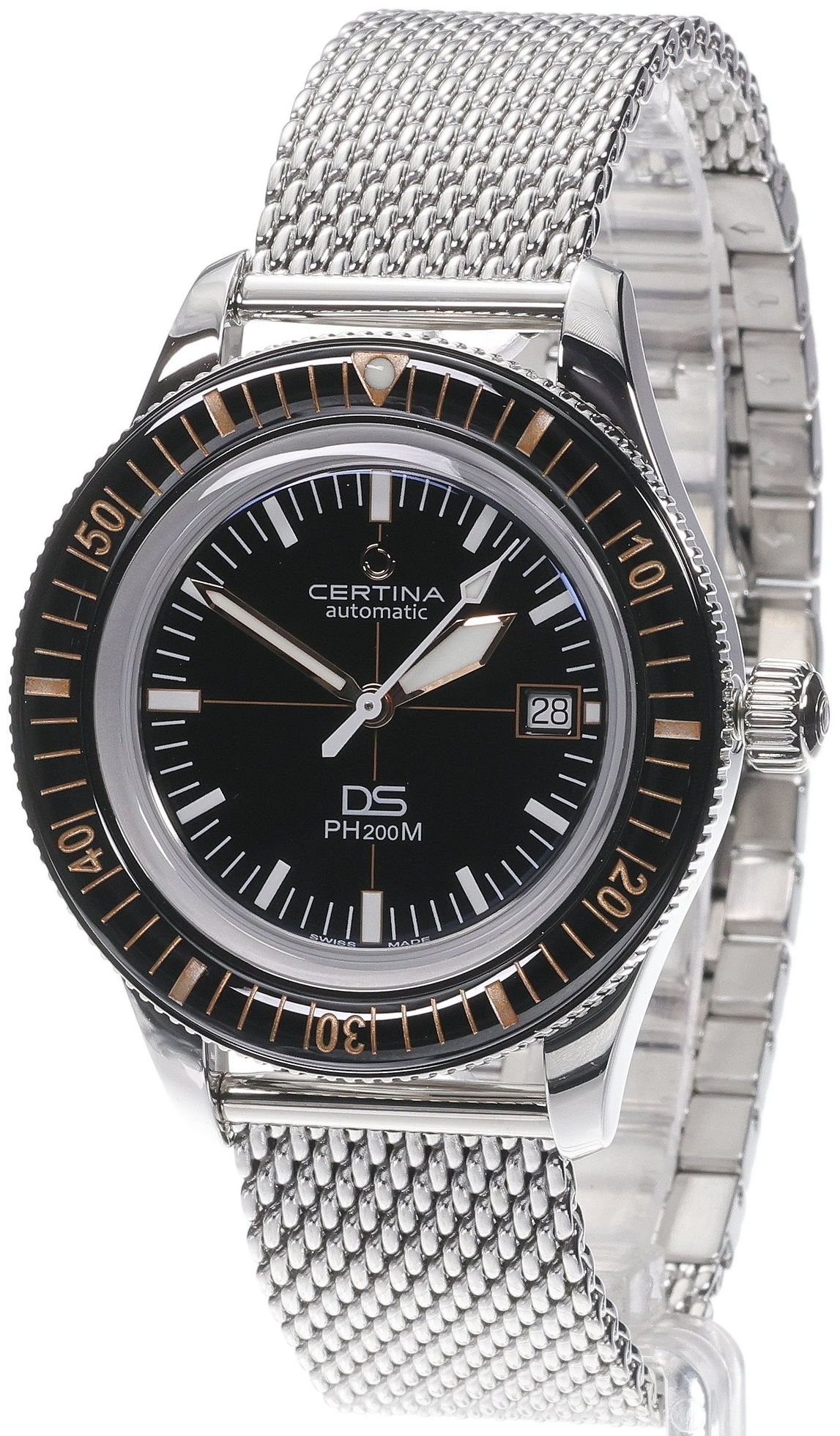 Certina Herrklocka C036.407.11.050.01 DS PH200M Svart/Stål Ø42.8 mm - Certina