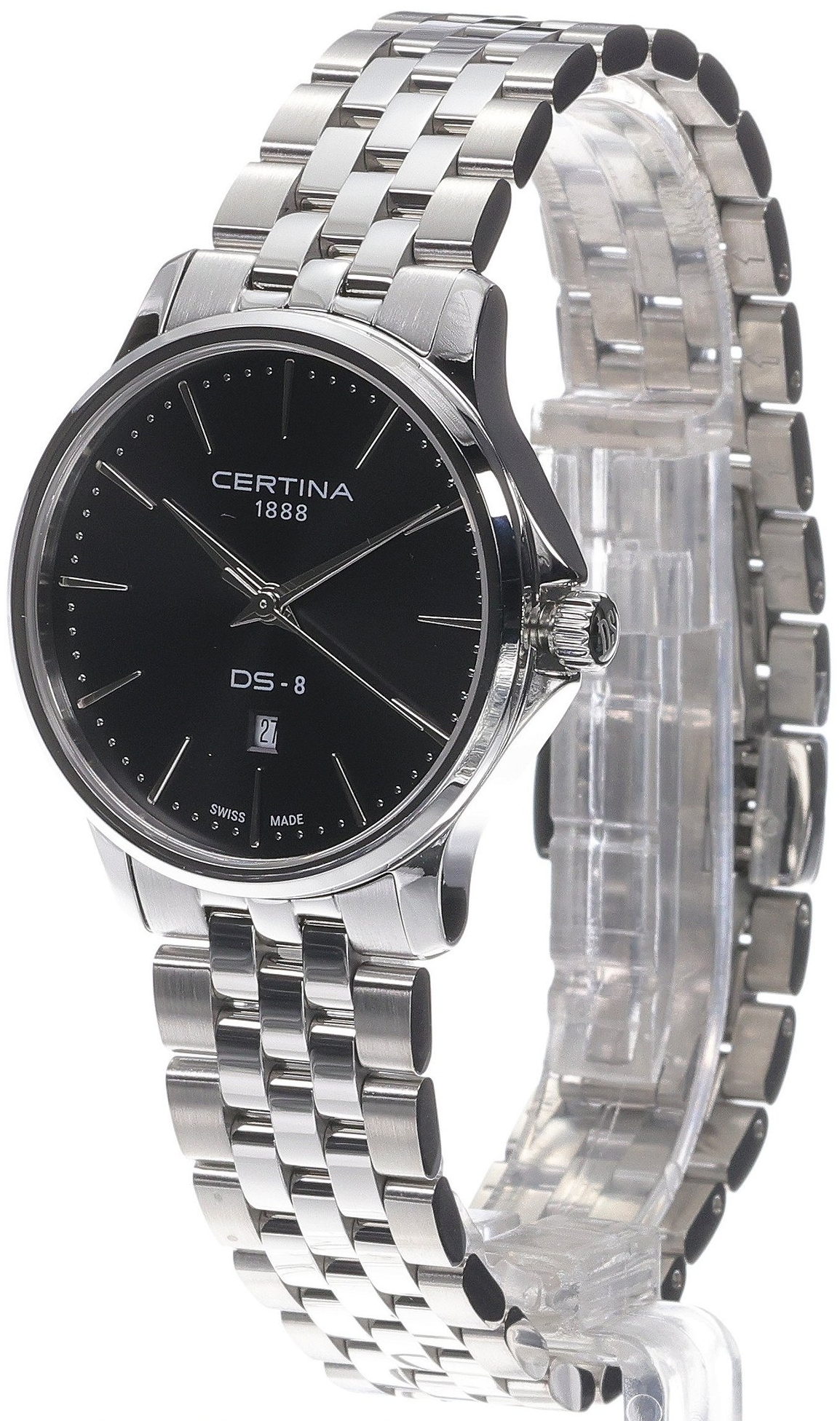 Certina Damklocka C045.010.11.051.00 Ds 8 Svart/St&aring;l &Oslash;31 mm