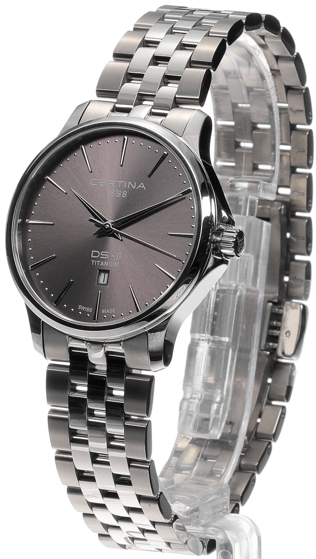 Certina Damklocka C045.010.44.081.00 Ds 8 Gr&aring;/Titan &Oslash;31 mm