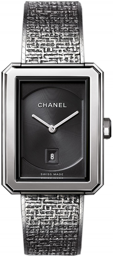 Chanel Damklocka H4878 Boy-Friend Svart/Stål - Chanel