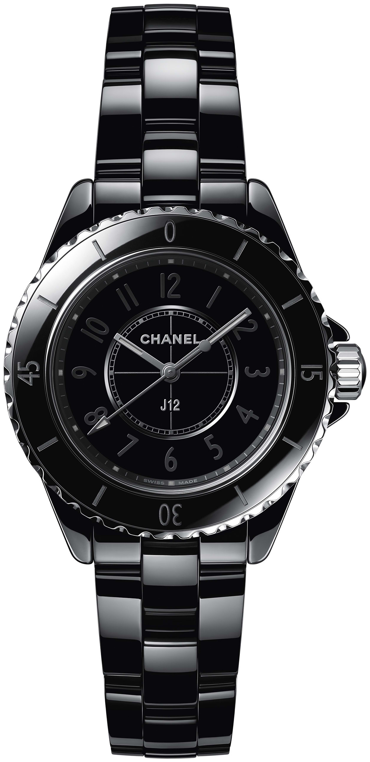 Chanel Damklocka H6346 J12 Svart/Keramik Ø33 mm - Chanel