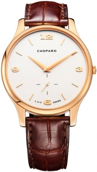 Chopard Herrklocka 161920-5001 L.U.C XPS Silverfärgad/Läder Ø39.5 - Chopard