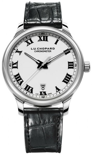Chopard L.U.C 1937 Classic Herrklocka 168544-3001 Vit/Läder Ø42 mm