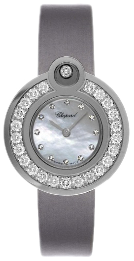Chopard Damklocka 204407-1002 Happy Diamonds Vit/Satin - Chopard
