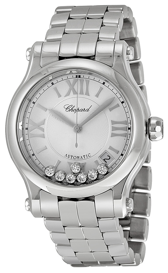Chopard Damklocka 278559-3002 Happy Sport Silverfärgad/Stål Ø36 mm - Chopard