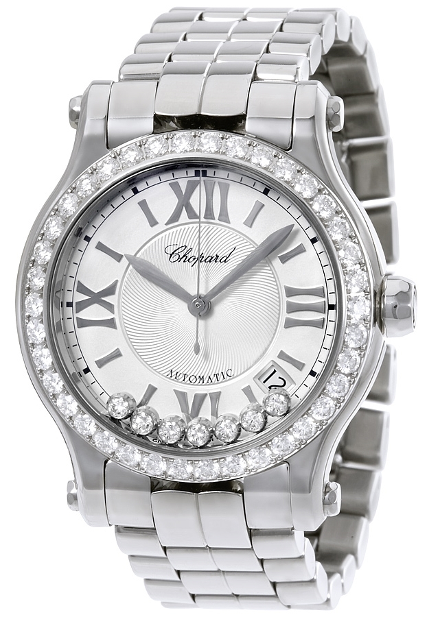 Chopard Damklocka 278559-3004 Happy Sport Silverfärgad/Stål Ø36 mm - Chopard