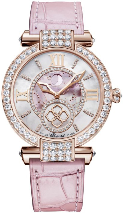 Chopard Damklocka 384246-5001 Imperiale Rosa/Läder Ø36 mm - Chopard