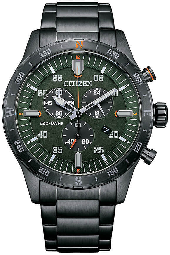Citizen Herrklocka AT2527-80X Sport Grön/Stål Ø43.5 mm - Citizen