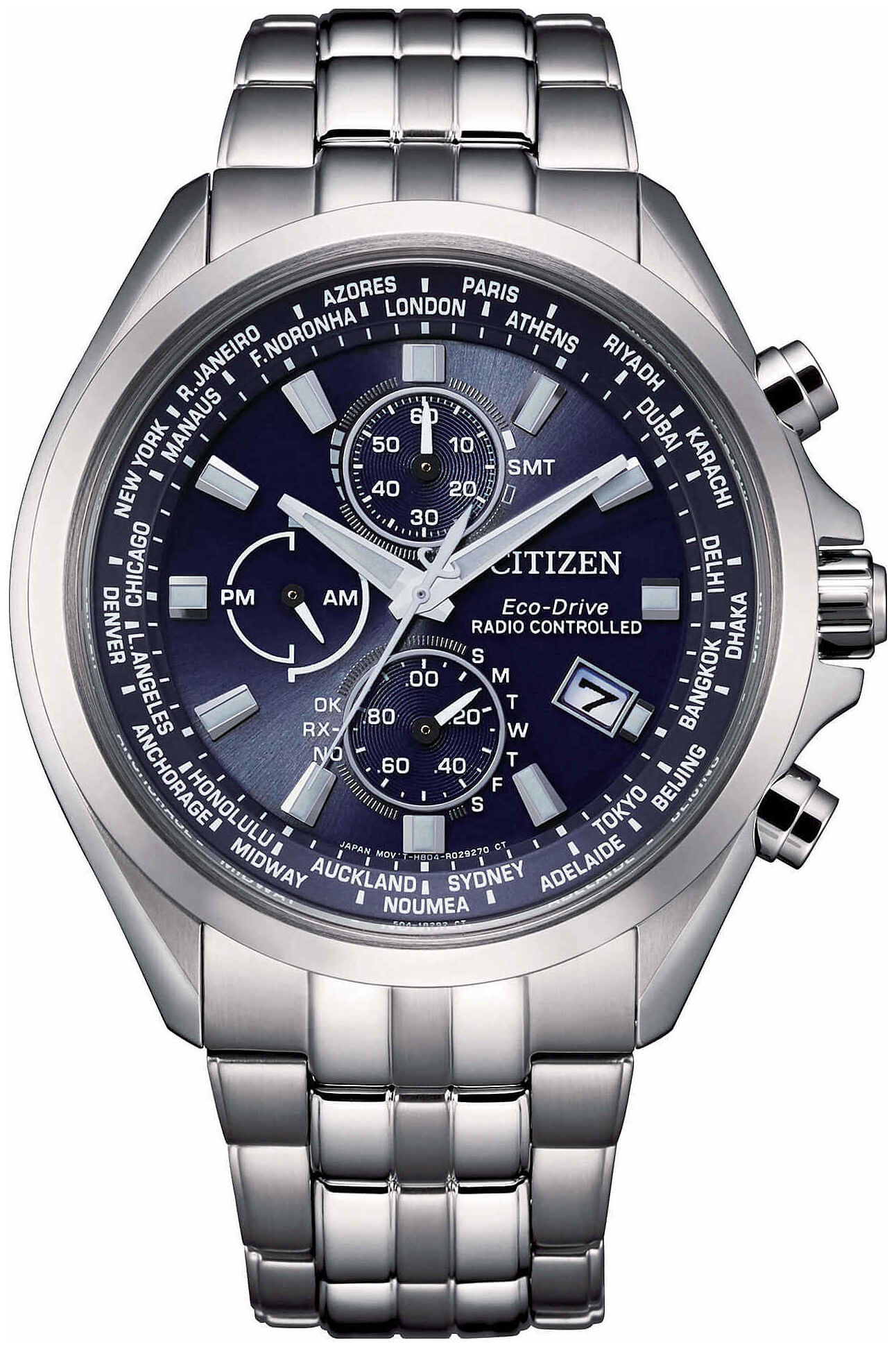Citizen Herrklocka AT8200-87L Radio Controlled Blå/Stål Ø44 mm - Citizen