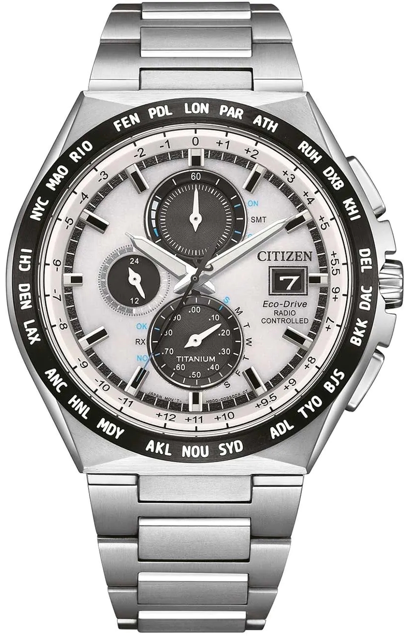 Citizen Herrklocka AT8238-84A Eco Drive Silverfärgad/Titan Ø43.5 mm - Citizen