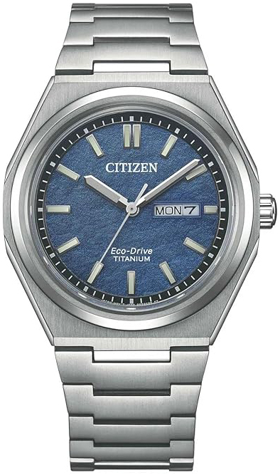 Citizen Herrklocka AW0130-85LE Titanium Blå/Titan Ø39.8 mm