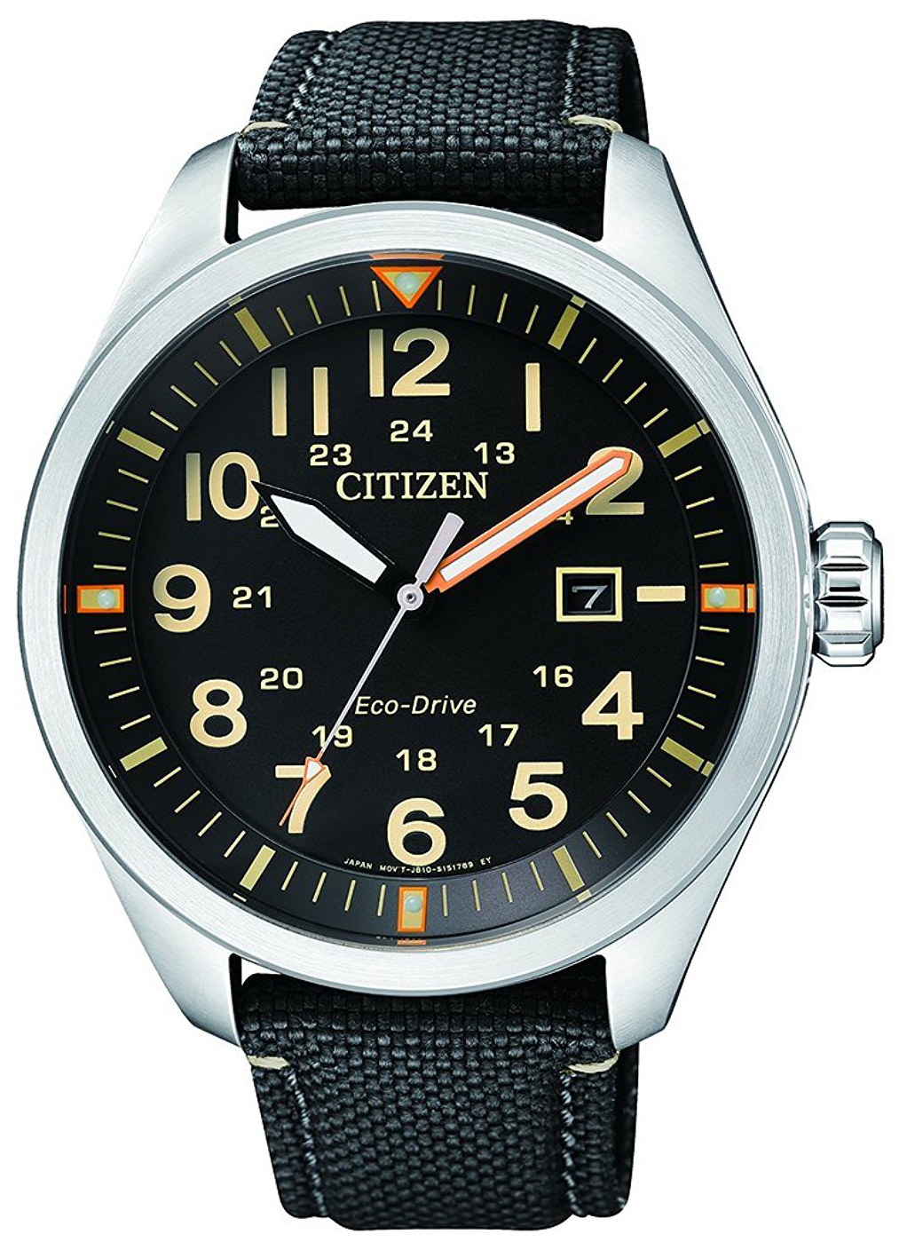 Citizen Herrklocka AW5000-24E Svart/Läder Ø42.6 mm - Citizen