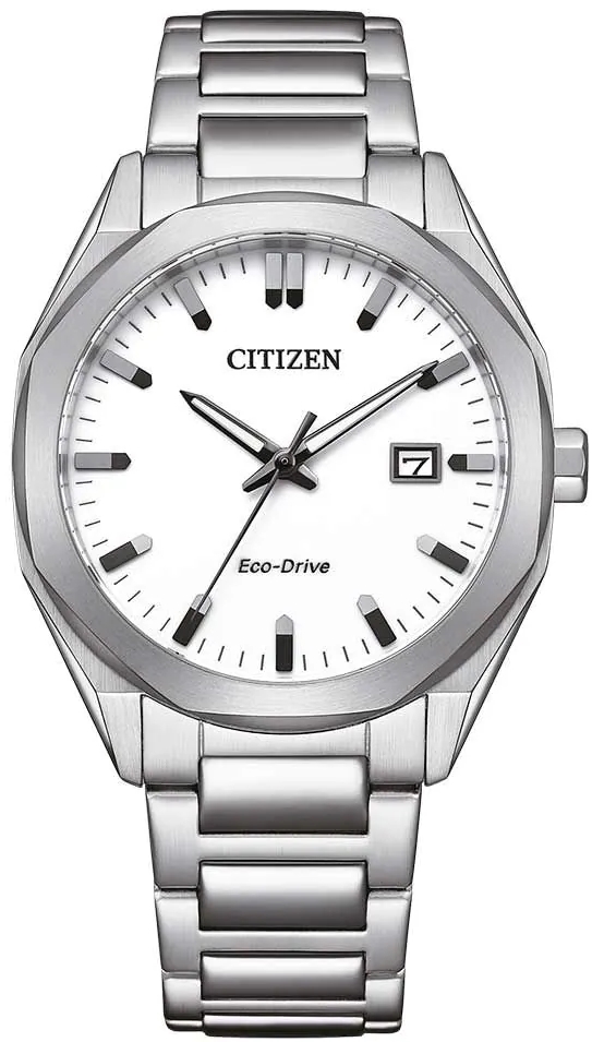 Citizen Herrklocka BM7620-83A Eco Drive Vit/Stål Ø38 mm - Citizen