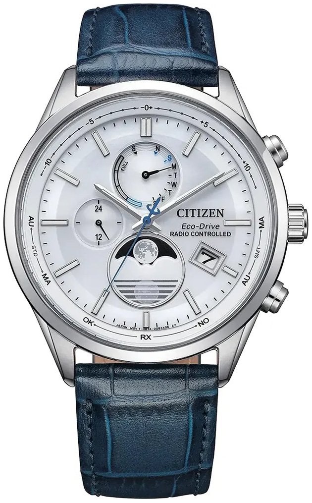 Citizen Herrklocka BY1030-09A Eco-Drive Vit/Läder Ø42 mm