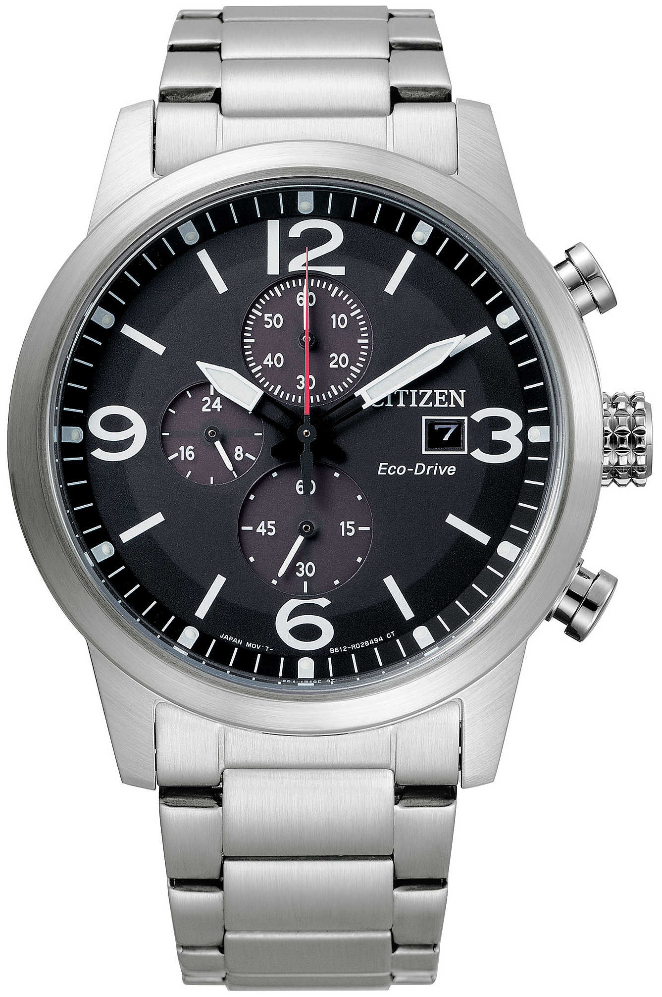 Citizen Herrklocka CA0741-89E Chrono Svart/Stål Ø43 mm - Citizen