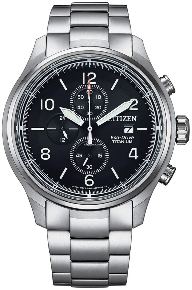 Citizen Herrklocka CA0810-88E Titanium Svart/Titan Ø44 mm - Citizen