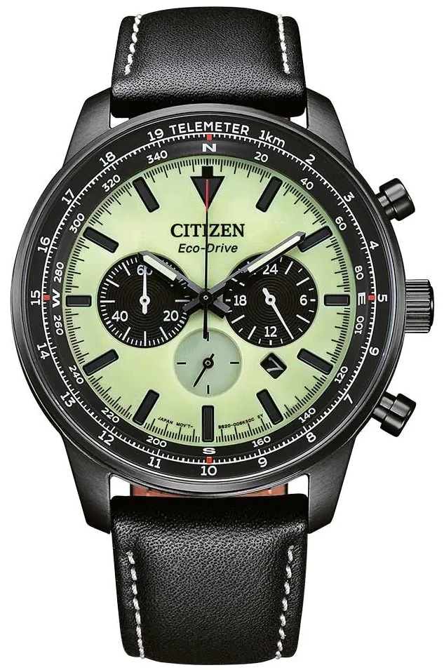 Citizen Herrklocka CA4505-21X Eco Drive Grön/Stål Ø44 mm - Citizen