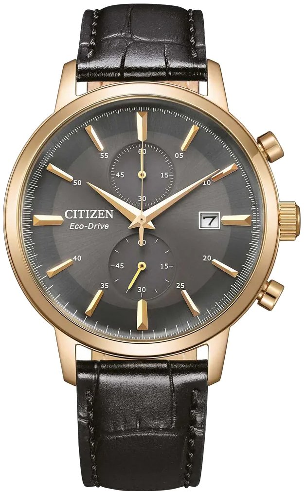 Citizen Herrklocka CA7067-11H Vintage Grå/Läder Ø42 mm - Citizen