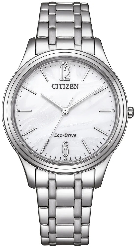Citizen Damklocka EM0411-71A Elegance Vit/Stål Ø34 mm - Citizen