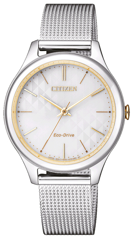 Citizen Damklocka EM0504-81A Vit/Stål Ø32 mm - Citizen