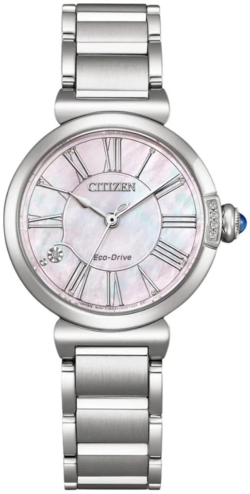 Citizen Damklocka EM1060-87Y L Vit/Stål Ø29.5 mm