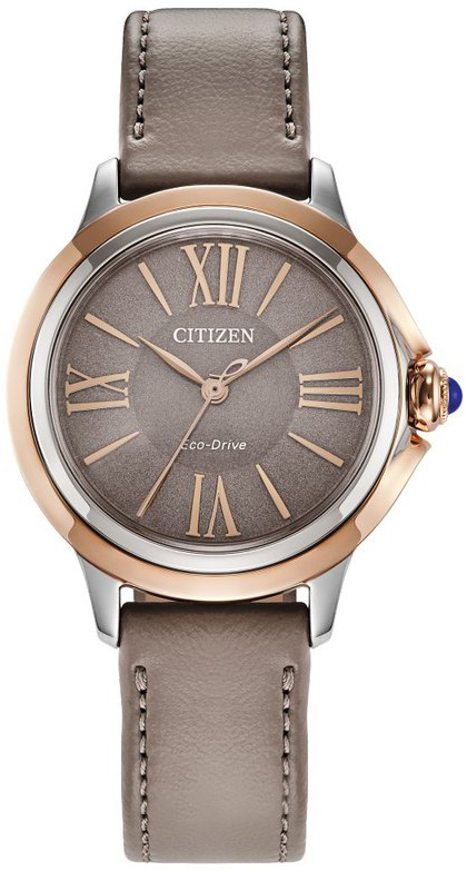 Citizen Damklocka EM1166-01Z L Grå/Läder Ø31.5 mm - Citizen